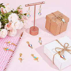 Hot Air Balloon Pendant Stitch Markers&nbsp;HJEW-AB00403