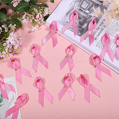 Awareness Ribbon Nylon Brooch&nbsp;JEWB-WH0056-008A