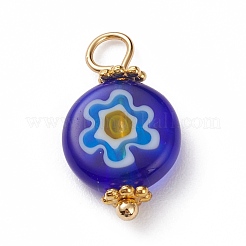 Handmade Millefiori Glass Pendants&nbsp;PALLOY-JF00576