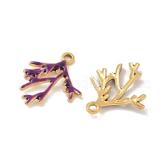 304 Stainless Steel Enamel Pendants&nbsp;STAS-Q119-12G-05