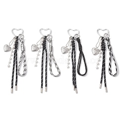 Polyester & Spandex Cord & Nylon Pendant Decorations&nbsp;HJEW-JM04629