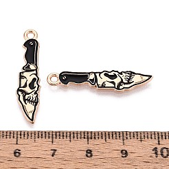 Halloween Theme Alloy and Enamel Pendants&nbsp;ENAM-T021-30A-02