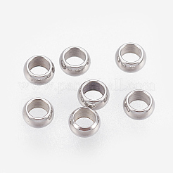 Non-Tarnish 316 Surgical Stainless Steel Crimp Beads&nbsp;X-A-STAS-P221-25P