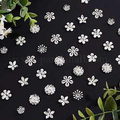 70Pcs 7 Style Brass Bead Caps&nbsp;KK-BBC0003-55