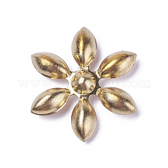 Golden Tone Brass Cabochons&nbsp;KK-L173-04