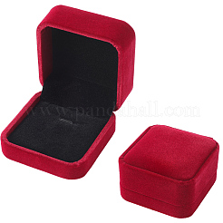 Square Velvet Jewelry Boxes for Pendant&nbsp;CON-WH20013-03A