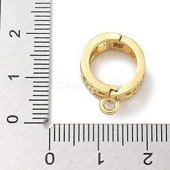 Rack Plating Brass Enhancer Shortener Bails&nbsp;KK-L224-020G