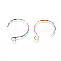 Ion Plating(IP) 304 Stainless Steel Earring Hooks&nbsp;STAS-F241-04B-M
