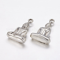 Tibetan Style Alloy Pendants&nbsp;X-TIBEP-A123044-AS-LF