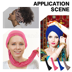 4Pcs 4 Colors Polyester Wig Caps Set&nbsp;DIY-OC0015-18