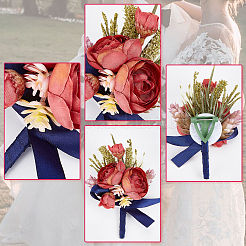1Pc Silk Cloth Wrist Corsage&nbsp;AJEW-CP0001-71