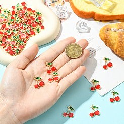 60Pcs Alloy Enamel Pendants&nbsp;FIND-SC0017-33G