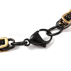 201 Stainless Steel Byzantine Chain Bracelets&nbsp;BJEW-B078-62EB