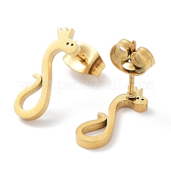 304 Stainless Steel Stud Earring&nbsp;EJEW-H136-01G