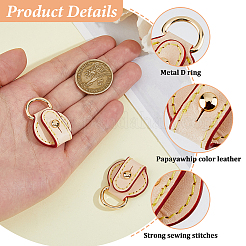 Leather Suspension Clasps&nbsp;FIND-WH0199-258A