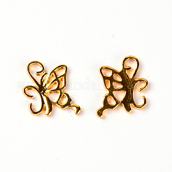 Alloy Open Back Bezel Cabochons&nbsp;PALLOY-WH0084-64G