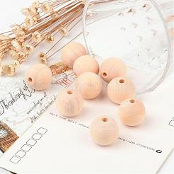 Unfinished Wood Beads&nbsp;WOOD-X0003-01A-LF