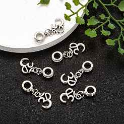Tibetan Style Alloy Large Hole European Dangle Charms&nbsp;PALLOY-JF00035