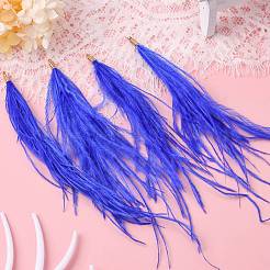 Ostrich Feather Tassel Big Pendant Decorations&nbsp;FIND-S302-08H