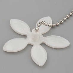 Plastic Flower Shape Drain Strainers Filter Iron Chain&nbsp;AJEW-WH0348-502