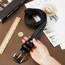 Braided Imitation Leather Chain Belts&nbsp;AJEW-WH20020-053B