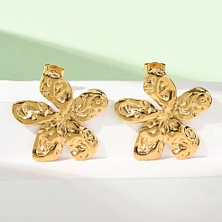 Valentine's Day 304 Stainless Steel Stud Earrings&nbsp;LS-EJEW-C184-01A-G