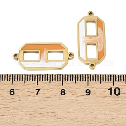 304 Stainless Steel Enamel Connector Charms&nbsp;STAS-Z190-10G-01