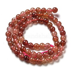 Natural Strawberry Quartz Beads Strands&nbsp;G-M443-A01-01