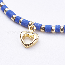 Brass Charms Bracelets&nbsp;BJEW-I247-15-A