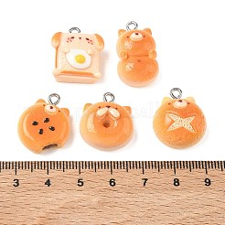 Shiba Inu Theme Opaque Resin Pendants&nbsp;RESI-B044-07P