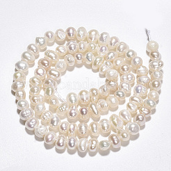 Natural Cultured Freshwater Pearl Beads&nbsp;PEAR-Q016-01A-01