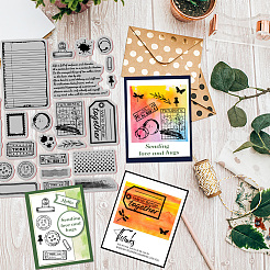Rubber Clear Stamps&nbsp;DIY-WH0251-024