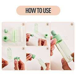 5Pcs Glass Dropper Bottles&nbsp;MRMJ-TADJ0002-01B