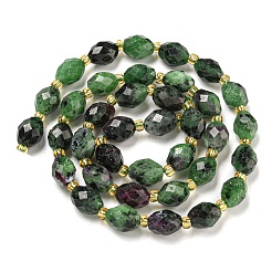 Natural Ruby in Zoisite Beads Strands&nbsp;G-N342-41