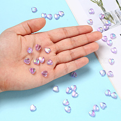 100Pcs Eco-Friendly Transparent Acrylic Beads&nbsp;TACR-YW0001-07D