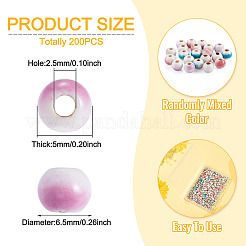 200Pcs Handmade Porcelain Beads&nbsp;PORC-TA0001-61B