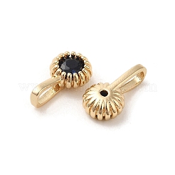 Brass Micro Pave Cubic Zirconia Charms&nbsp;LS-KK-Z040-01C