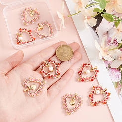8Pcs 2 Styles Alloy Pendants&nbsp;PALLOY-GO00027