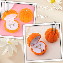 1Pc Pumpkin Flocking Jewelry Boxes&nbsp;VALE-BBC0001-01