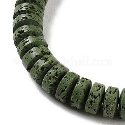 Synthetic Lava Rock Dyed Beads Strands&nbsp;G-H311-09-01