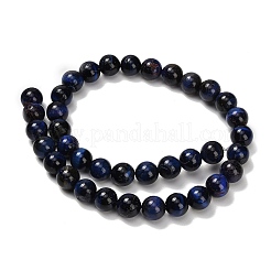 Natural Tiger Eye Beads Strands&nbsp;G-F591-18-10mm-03