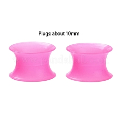 32Pcs 16 Colors Silicone Thin Ear Gauges Flesh Tunnels Plugs&nbsp;FIND-YW0001-17C