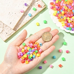 120G Opaque Polystyrene(PS) Plastic European Groove Beads&nbsp;KY-YW0002-24