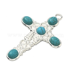 Dyed Synthetic Turquoise Big Pendants&nbsp;STAS-G374-05S-20