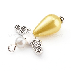 Imitation Pearl Acrylic Pendants&nbsp;PALLOY-JF00619