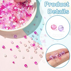 1000Pcs 3 Styles Glass Rondelle Beads&nbsp;GLAA-CJC0009-09D