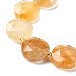 Natural Yellow Hematoid Quartz Beads Strands&nbsp;G-C116-A160-03
