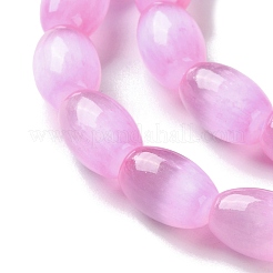 Macaron Color Natural Selenite Beads Strands&nbsp;X1-G-B102-A01-05