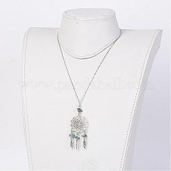 Alloy Pendant Necklaces&nbsp;NJEW-JN01792