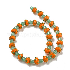 Handmade Lampwork Beads Strands&nbsp;LAMP-N025-03L
